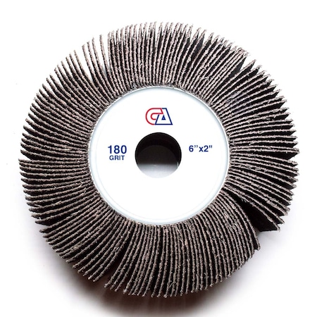 6 X 2 X 1 Unmounted 180 Grit Aluminum Oxide Flap Wheel